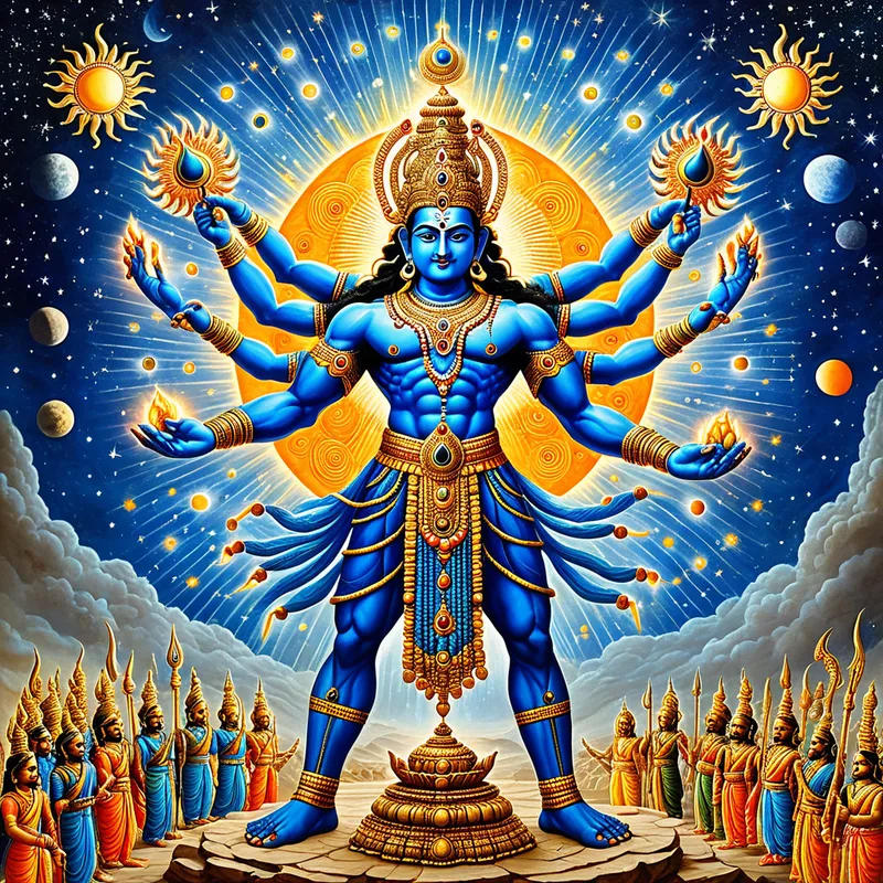 Vishvarupa Myth Meaning & Symbolism
