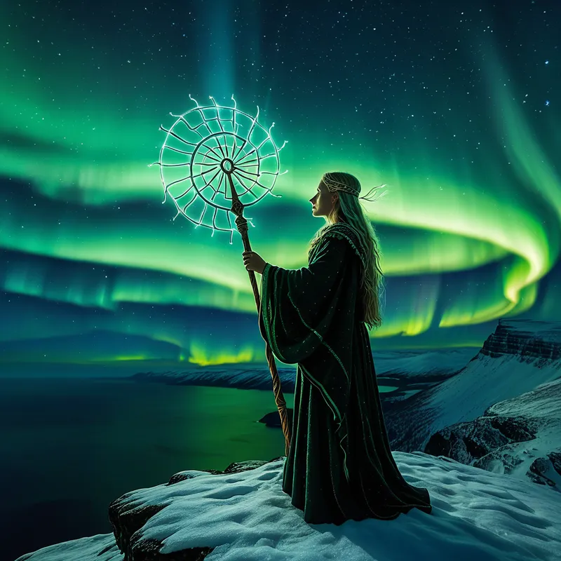 Völva& Distaff Myth Meaning & Symbolism