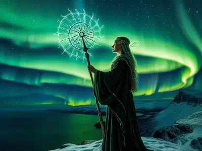 Völva& Distaff Myth Meaning & Symbolism