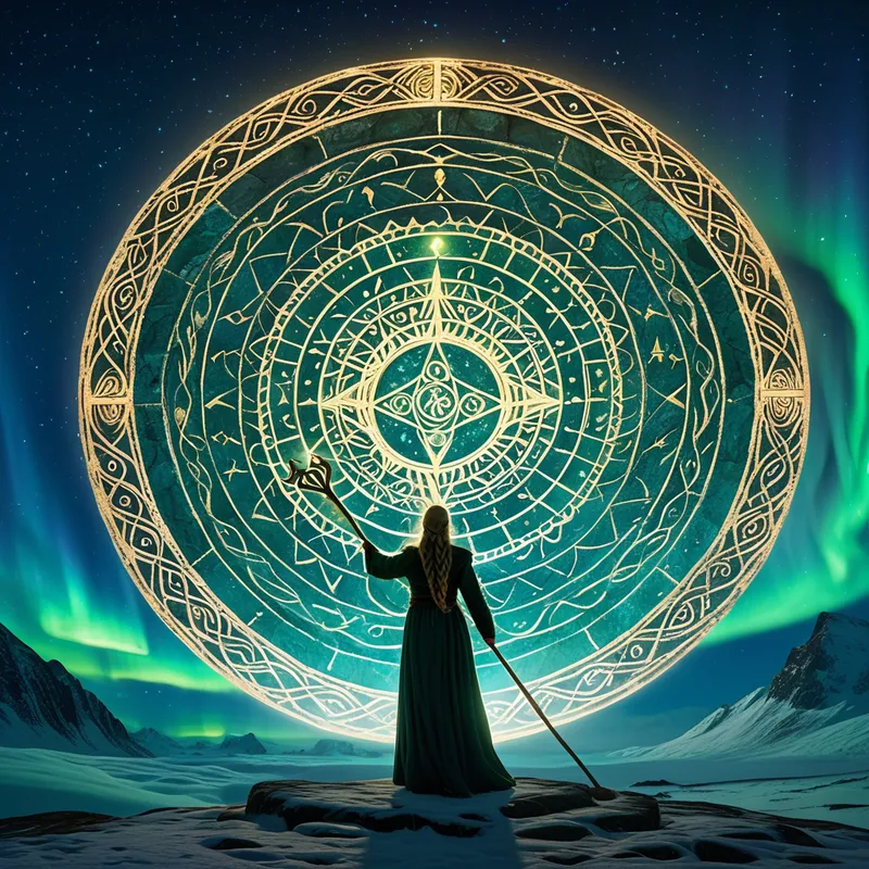 Völva's Circle Myth Meaning & Symbolism