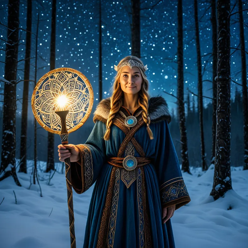 Völva's Distaff Myth Meaning & Symbolism