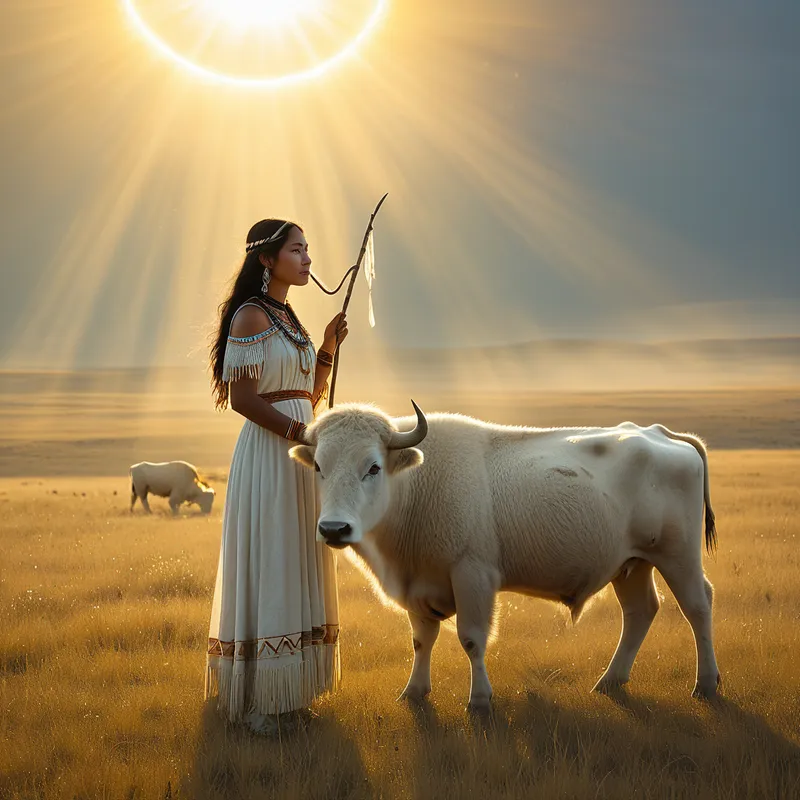 White Buffalo Calf Woman Myth Meaning & Symbolism