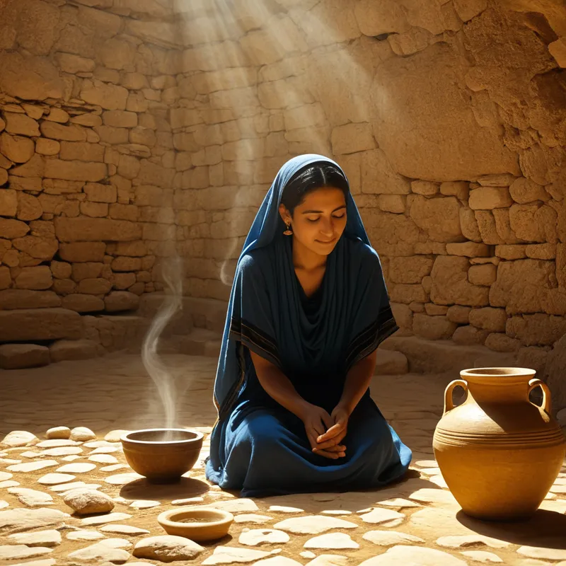 Widow's Oil Jar Myth Meaning & Symbolism