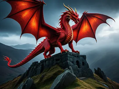 Y Ddraig Goch Myth Meaning & Symbolism