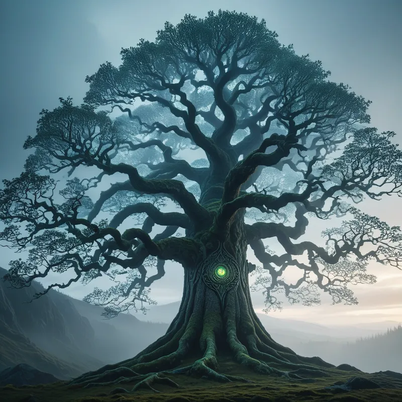 Yggdrasil's Canopy Myth Meaning & Symbolism