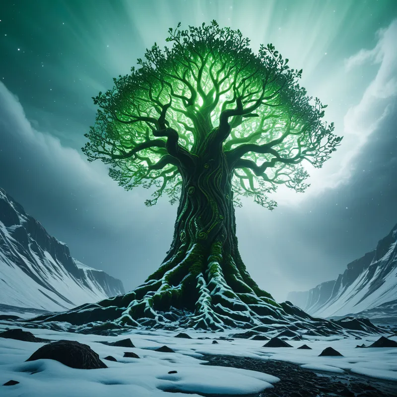 Yggdrasil's First Shoot Myth Meaning & Symbolism
