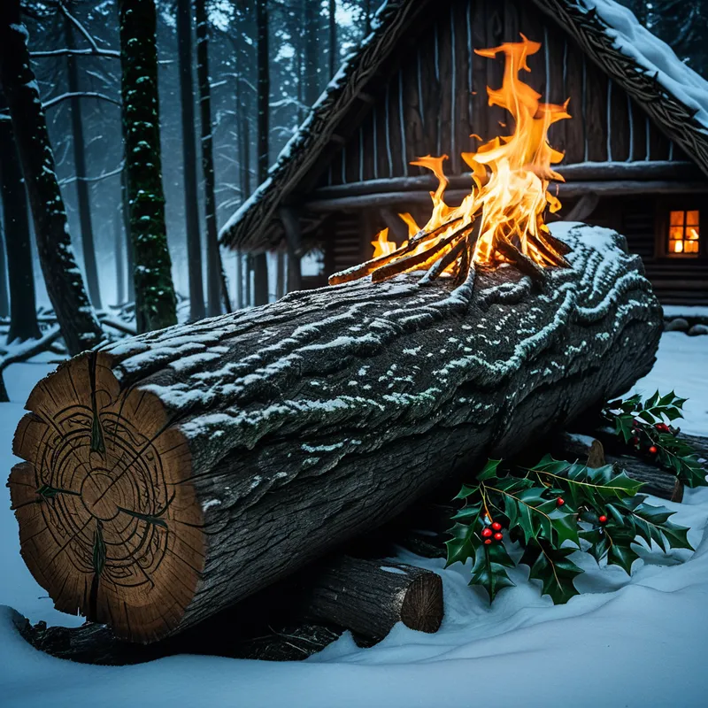 Yule Log Myth Meaning & Symbolism