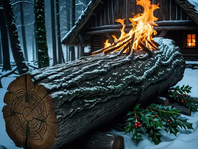 Yule Log Myth Meaning & Symbolism