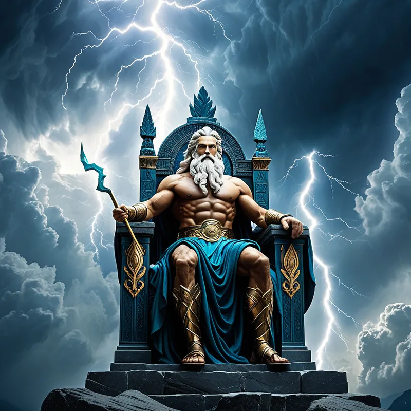 Zeus as the king of gods in Gr Myth Meaning & Symbolism