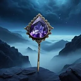 Amethyst Hairpin