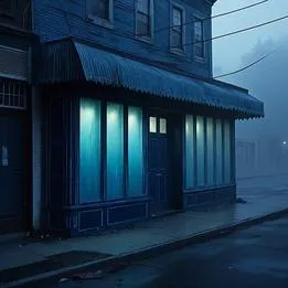 Boarded-Up Storefront