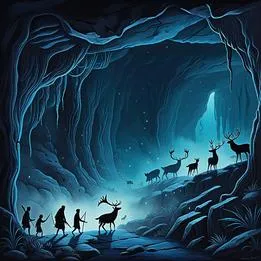 Cave Painting of Game
