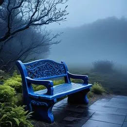 Ceramic Garden Bench