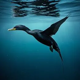 Cormorant Diving