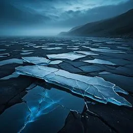Cracked Slab of Ice