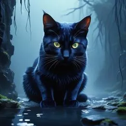 Crouching Cat