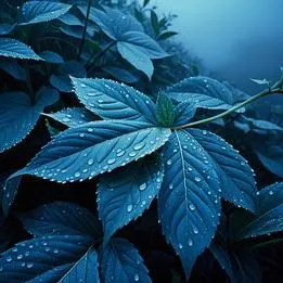 Dew on Leaves