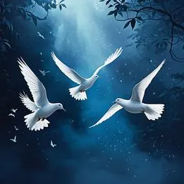 Doves in Flight