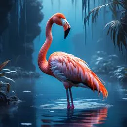 Dreamlike Flamingo