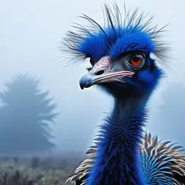 Fluffy Ostrich