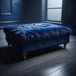 Furry Ottoman