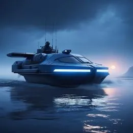 Futuristic Hovercraft