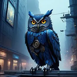 Giant Mechanical Owl