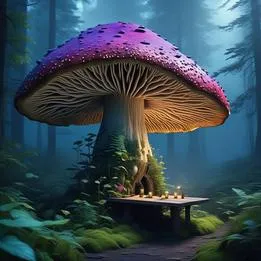 Giant Mushroom Table