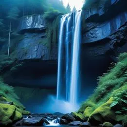 Glistening Waterfall