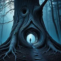 Hollowed Tree Trunk