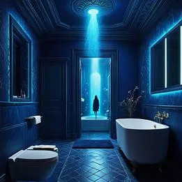 Illuminated Bathroom