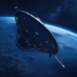 Illuminated Satellite