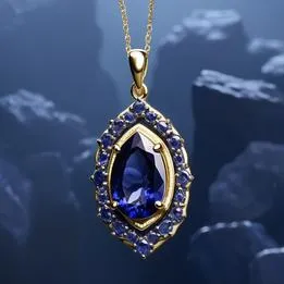 Iolite Pendant