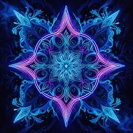 Kaleidoscopic Neon Sign