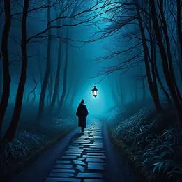 Lantern-lit Pathway