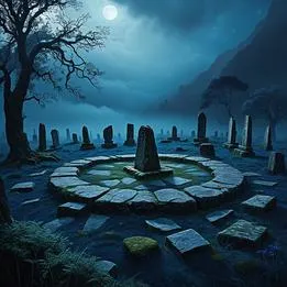 Lichened Stone Circle