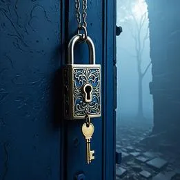 Lock and Key Pendant