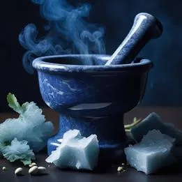 Marble Mortar and Pestle