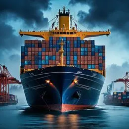 Massive Cargo Ship