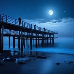 Moonlit Pier