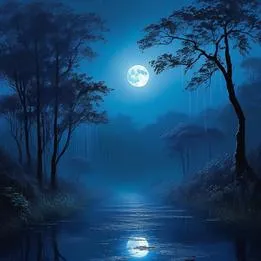 Moonlit Rain