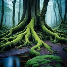 Moss-Covered Roots