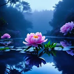 Peony Reflection