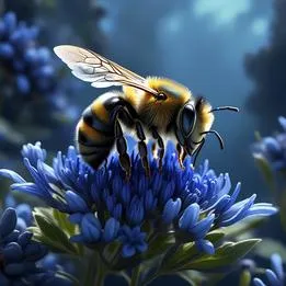 Pollinating Bee