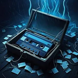 Rewound Music Tape
