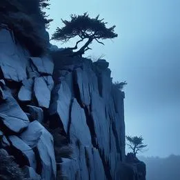 Rocky Cliffside Trees
