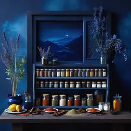 Rustic Spice Rack