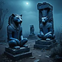 Sculpted Stone Animals