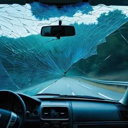 Shattered Windshield