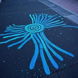 Sidewalk Chalk Art
